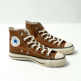 CONVERSE コンバース スニーカー CANVAS AS J HI 31313450 SADDLEBROWN キャンバス オールスター レディース MADE IN JAPAN 日本製 ハイカット ロゴ シューズ 靴[po_nijyuu]