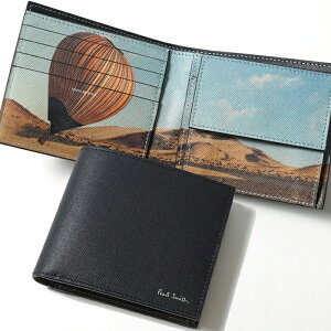 Paul Smith �|�[���X�~�X ��܂���z WALLET BILLFOLD COIN M1A 4833 MBALLO 79 �����Y ���U�[ �o���[�� ���K����t�� �~�j���z