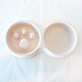 ★スーパーSALE★【ツインフードボウル★お洋服と一緒に買うと送料無料！】早食い防止ペット用食器 犬猫餌皿 エサ入れ 水飲み ゆっくり食べる ペットフード ペットグッズ ストレス軽減 小型犬 中型犬ギフト プレゼント 【3,980円以上送料無料】