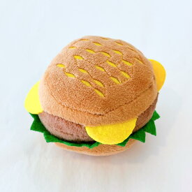 ★スーパーSALE★【ハンバーガー型ペットおもちゃ】犬用ペットトイ 音が出る もちもち かわいい 噛む デンタルケア 玩具 鳴き笛 知育 キャッチボール ストレス軽減 小型犬 中型犬 耐久 安全 ギフト プレゼント 【お洋服と一緒買いor3,980円以上で送料無料♪】