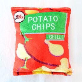 ★スーパーSALE★【ポテトチップス型ペットおもちゃ】ペットトイスナック 犬用おもちゃ 音が出る かわいい 噛む くわえる キャッチボール デンタルケア ストレス軽減 小型犬 中型犬 玩具 耐久 安全 ギフト プレゼント 【お洋服と一緒買いor3,980円以上で送料無料♪】