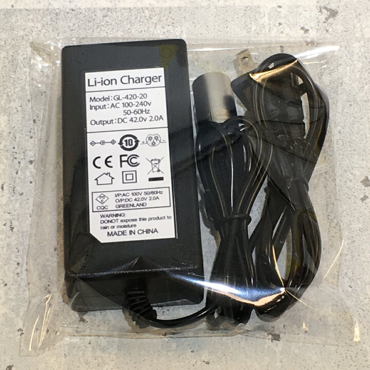 楽天市場】フル電動自転車用充電器 36V仕様 電動機付き自転車 アクセル  