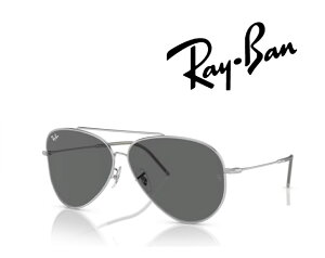 Ray-Ban RAYBAN Reverse���C�o�� ���o�[�X �ꂢ�΂� �T���O���X AVIATOR / �A�r�G�[�^�[ RBR0101S 003/GR 59�T�C�Y �t���[���J���[ �V���o�[�@�����Y�J���[ �_�[�N �O���[ �u�������K���i�v�u�ۏؕt���v [