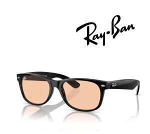 Ray-Ban ���C�o�� �ꂢ�΂� �T���O���X NEW WAYFARER / �j���[�E�F�C�t�@���[ RB2132F 601/4B 55�T�C�Y �t���[���J���[ �u���b�N�@�����Y�J���[ ���C�g �s���N �u�������K���i�v�u�ۏؕt���v [�~�j�h��