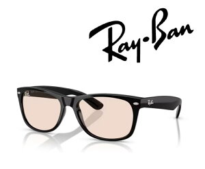 Ray-Ban ���C�o�� �ꂢ�΂� �T���O���X NEW WAYFARER / �j���[�E�F�C�t�@���[ RB2132F 601/84 55�T�C�Y �t���[���J���[ �u���b�N�@�����Y�J���[ �N���A �u�������K���i�v�u�ۏؕt���v [�~�j�h���C�o�[] 