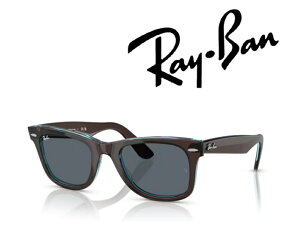 Ray-Ban ���C�o�� ���C�o�� �T���O���X WAYFARER / �E�F�C�t�@�[���[ RB2140F 1446R5 52�T�C�Y �t���[���J���[ �u���b�N �I�� �g�����X�y�A�����g �u���[ �����Y�J���[ �u���[ �u�������K���i�v�u�ۏ�