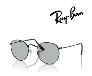 Ray-Ban �T���O���X ���C�o�� �ꂢ�΂� ROUND METAL ���E���h���^�� �ۃ��K�l RB3447 002/R5 50�T�C�Y �t���[���J���[ �u���b�N �����Y�J���[ ���C�g �O���[ �����Y ���f�B�[�X ���j�Z�b�N�X �u������