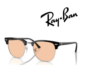 Ray-Ban ���C�o�� �ꂢ�΂� �T���O���X CLUBMASTER / �N���u�}�X�^�[ RB3016 13544B 51�T�C�Y �t���[���J���[ �u���b�N/�V���o�[�@�����Y�J���[ �s���N �u�������K���i�v�u�ۏؕt���v [�~�j�h���C�o�[]
