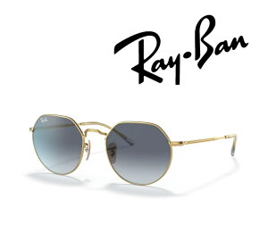 Ray-Ban �T���O���X ���C�o�� �ꂢ�΂� JACK / �W���b�N�V���[�Y RB3565 001/86 53�T�C�Y �t���[���J���[ �A���X�^ �S�[���h�@�����Y�J���[ �u���[ �O���f�B�G���g �O���[ �u�������K���i�v�u�ۏؕt