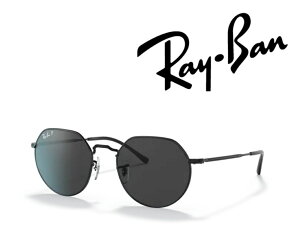 Ray-Ban �T���O���X ���C�o�� �ꂢ�΂� JACK / �W���b�N�V���[�Y RB3565 002/48 51�T�C�Y �t���[���J���[ �u���b�N�@�����Y�J���[ �u���b�N �|�����C�Y�h �Ό������Y �u�������K���i�v�u�ۏؕt���v[