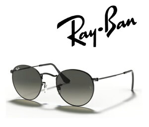 Ray-Ban �T���O���X ���C�o�� �ꂢ�΂� ROUND METAL ���E���h���^�� RB3447N 002/71 53�T�C�Y �t���[���J���[ �u���b�N �����Y�J���[ �O���[ �O���f�B�G���g �����Y ���f�B�[�X ���j�Z�b�N�X �u������