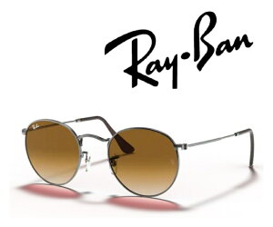 Ray-Ban �T���O���X ���C�o�� �ꂢ�΂� ROUND METAL ���E���h���^�� RB3447N 004/51 50�T�C�Y �t���[���J���[ �K�����^�� �����Y�J���[ ���C�g �u���E�� �O���f�B�G���g �����Y ���f�B�[�X �u�������K