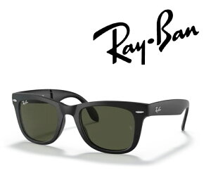 Ray-Ban �T���O���X ���C�o�� �ꂢ�΂� RAYBAN WAYFARER FOLDING / �E�F�C�t�@�[���[ �t�H�[���f�B���O RB4105 601S 50�T�C�Y �t���[���J���[ �}�b�g �u���b�N �����Y�J���[ �O���[�� G-15 �u�������K���i�v