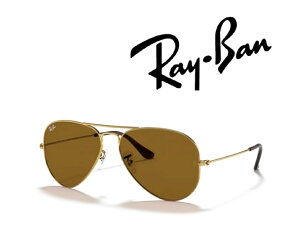 Ray-Ban �T���O���X ���C�o�� �ꂢ�΂� AVIATOR / �A�r�G�[�^�[ ���[�W���^�� RB3025 001/33 58�T�C�Y �t���[���J���[ �A���X�^ �S�[���h �����Y�J���[ �u���E�� G-15 �u�������K���i�v�u�ۏؕt���v [�~