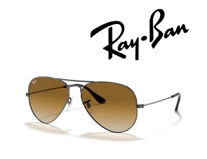 Ray-Ban �T���O���X ���C�o�� �ꂢ�΂� AVIATOR / �A�r�G�[�^�[ ���[�W���^�� RB3025 004/51 58�T�C�Y �t���[���J���[ �K�����^�� �����Y�J���[ ���C�g �u���E�� �O���f�B�G���g �u�������K���i�v�u��