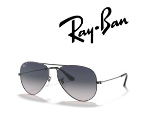 Ray-Ban �T���O���X ���C�o�� �ꂢ�΂� AVIATOR / �A�r�G�[�^�[ ���[�W���^�� RB3025 004/78 58�T�C�Y �t���[���J���[ �K�����^�� �����Y�J���[ �u���[ �O���[ �O���f�B�G���g �Ό������Y �u�������K
