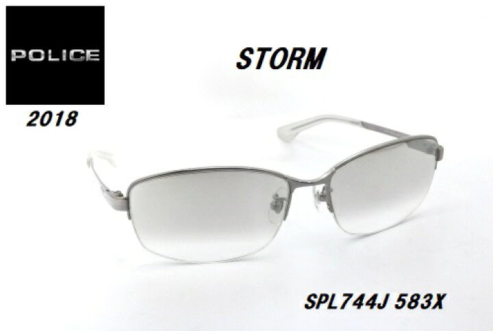 楽天市場】☆POLICE☆ポリス☆STORM☆SPL744J 583X☆サングラス 