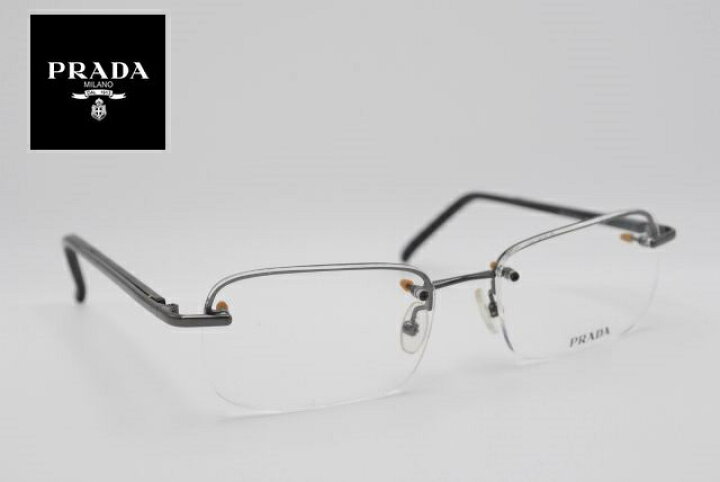 楽天市場】PRADA（プラダ）メガネ 眼鏡 フレーム リムレス チタン 