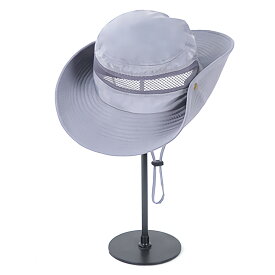 ハット メンズ 帽子 2Way ムレ防止 折りたたみ UVカット 紫外線対策 全6色 日よけ UV 帽子 折り畳み メッシュ 通気性 アウトドア 調整紐付き 男性 つば広さ10cm 釣り プレゼント あす楽 UO-517 ギフト 父の日 プレゼント 実用的 実用品