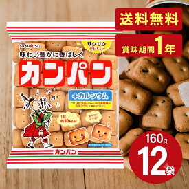 三立製菓 小袋カンパン 160g 12袋 乾パン カンパン 非常食 お菓子 保存食 備蓄 1年保存 美味しい 防災食 緊急 防災 避難 携帯食 アウトドア 送料無料