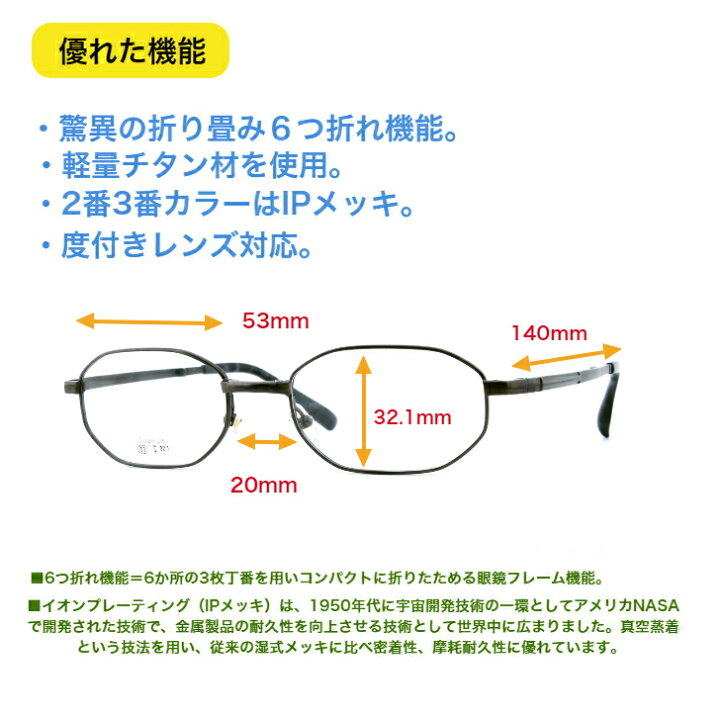 楽天市場】携帯老眼鏡 折り畳み式 メガネ コンパクト 老眼鏡 折り畳み 