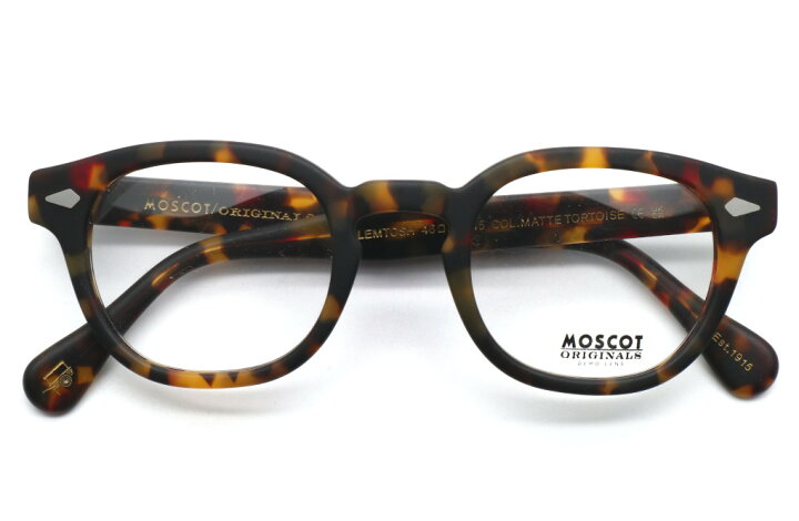 楽天市場】【MOSCOT】モスコット メガネ LEMTOSH col.MATTE TORTOISE 
