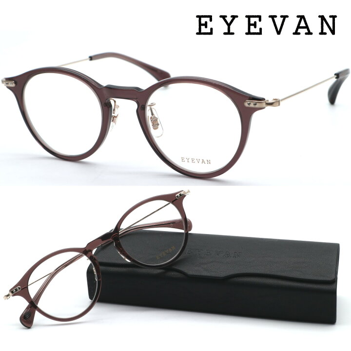 楽天市場】【EYEVAN】アイバン メガネ Glow(46) col.BST 46サイズ 度付 