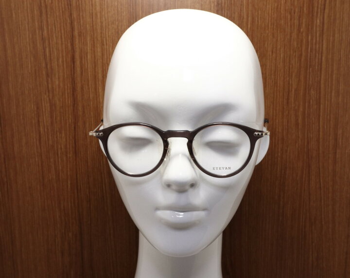 楽天市場】【EYEVAN】アイバン メガネ Glow(46) col.BST 46サイズ 度付 