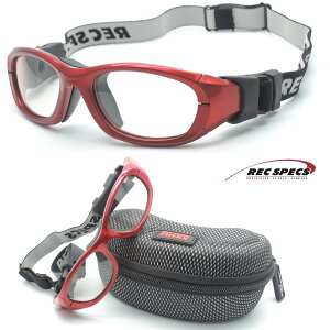 【REC SPECS】レックスペックス JPN61 col.MLRD 子供用スポーツアイウエア 度付レンズ込【正規品】【店内全品送料無料】スポーツゴーグル カッコイイキッズメガネ