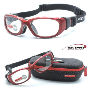 【REC SPECS】レックスペックス RS-51 #701 レッド 子供用スポーツアイウエア 度付レンズ込【正規品】【店内全品送料無料】スポーツゴーグル カッコイイキッズメガネ