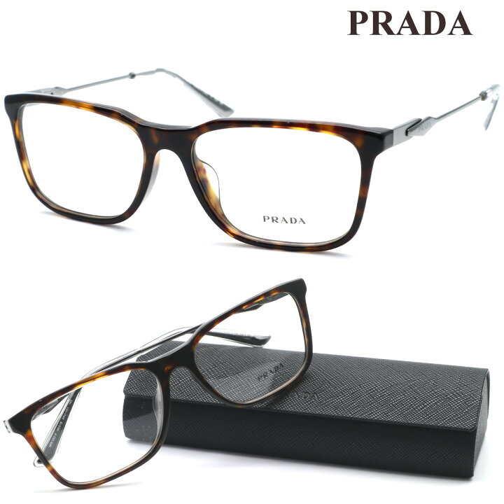 楽天市場】【PRADA】プラダ メガネ VPR05Z-F col.2AU-101 度付又は度無 