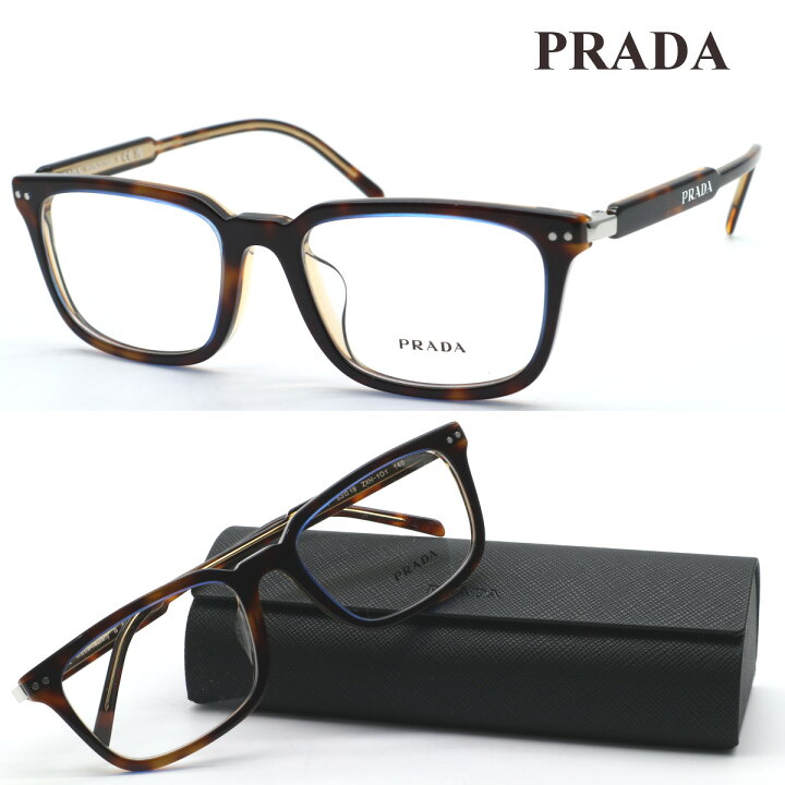 楽天市場】【PRADA】プラダ メガネ VPR 13Y-F col.ZXH-101 度付又は度 