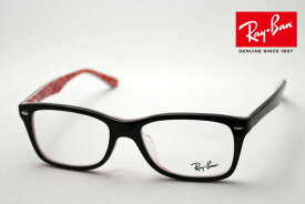 プレミア生産終了モデル 正規レイバン日本最大級の品揃え レイバン メガネ フレーム Ray-Ban RX5228F 2479 伊達メガネ 度付き ブルーライト カット 眼鏡 RayBan スクエア ブラック系 レッド系