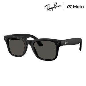 NewModel ���C�o�� ���^ �T���O���X ���K�i AI�O���X �X�}�[�g�O���X Ray-Ban META �����x�t�������Y�� RW4011 601S87 50 53 WAYFARER GEN3 ��3���� ���f�B�[�X �����Y �E�F�����g�� �u���b�N�n