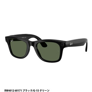 ���C�o�� ���^ �T���O���X ���K�i AI�O���X �X�}�[�g�O���X Ray-Ban META �����x�t�������Y�� RW4012 60171 50 53 WAYFARER GEN2 ��񐢑� ���f�B�[�X �����Y �E�F�����g�� �u���b�N�n