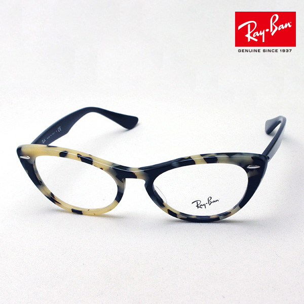 【プレミア生産終了モデル 正規レイバン日本最大級の品揃え レイバン メガネ フレーム ニナ Ray-Ban RX4314V 5939  伊達メガネ 度付き ブルーライト カット 眼鏡 RayBan Made In Italy フォックス グラスマニア -Tokyo Aoyama-
