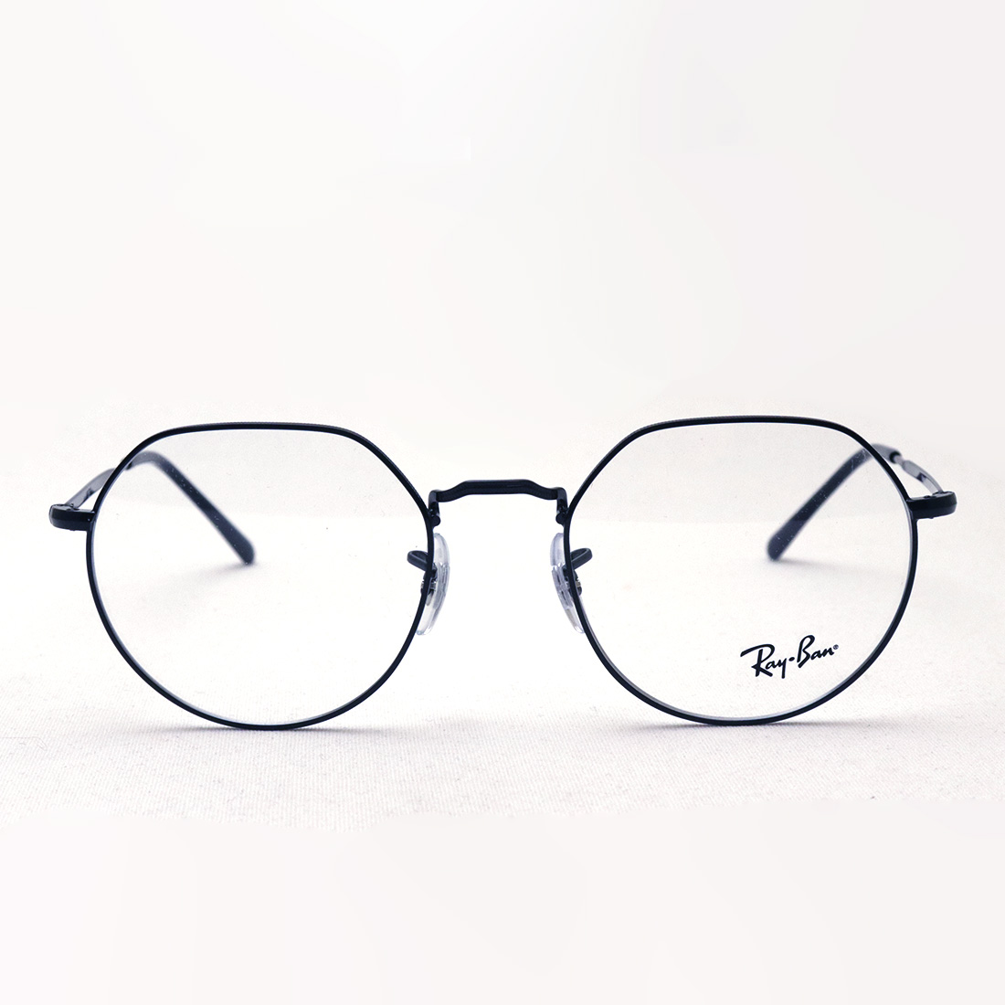 買物買物正規レイバン日本最大級の品揃え レイバン メガネ フレーム ジャック Ray-Ban RX6465F 2509 53 伊達メガネ 度付き  ブルーライト カット 眼鏡 黒縁 メタル RayBan ラウンド ブラック系 眼鏡・サングラス