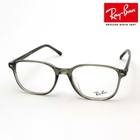 正規レイバン日本最大級の品揃え レイバン メガネ フレーム レオナルド Ray-Ban RX5393F 8178 53 伊達メガネ 度付き ブルーライト カット 眼鏡 RayBan スクエア グリーン系
