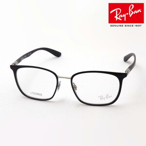 レイバン メガネ フレーム 正規品 Ray-Ban RX6486 2861 伊達メガネ 度付き ブルーライト カット 眼鏡 黒縁 RayBan スクエア ブラック系