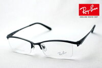 正規レイバン日本最大級の品揃え レイバン メガネ フレーム Ray-Ban RX8723D 1026 伊達メガネ 度付き ブルーライト カット 眼鏡 メタル 黒縁 RayBan ハーフリム