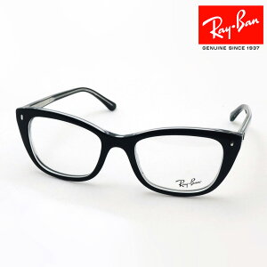 レイバン メガネ フレーム 正規品 Ray-Ban RX5433 2034 50 52 伊達メガネ 度付き ブルーライト カット 眼鏡 RayBan ウェリントン ブラック系