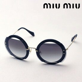 【ミュウミュウ サングラス 正規販売店】 miumiu MU06SS 1AB0A7 レディース 丸 Made In Italy ラウンド