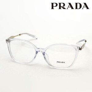 【プラダ メガネ 正規販売店】 Made In Italy PRADA PR02ZVF 2AZ1O1 伊達メガネ 度付き ブルーライト カット 眼鏡 フォックス クリア系