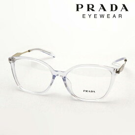 【プラダ メガネ 正規販売店】 Made In Italy PRADA PR02ZVF 2AZ1O1 伊達メガネ 度付き ブルーライト カット 眼鏡 フォックス クリア系