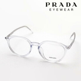【プラダ メガネ 正規販売店】 Made In Italy PRADA PR12YVF 2AZ1O1 伊達メガネ 度付き ブルーライト カット 眼鏡 ボストン クリア系