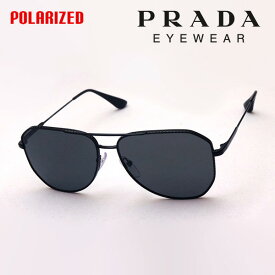 【プラダ サングラス 偏光 正規販売店】 PRADA PR63XS 1AB08G 58 メンズ CONCEPTUAL Made In Italy ティアドロップ ブラック系