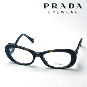 【プラダメガネ正規販売店】PRADAPR09PVA2AU1O1伊達メガネ度付きブルーライトブルーライトカット眼鏡ミニマルバロックフォックス