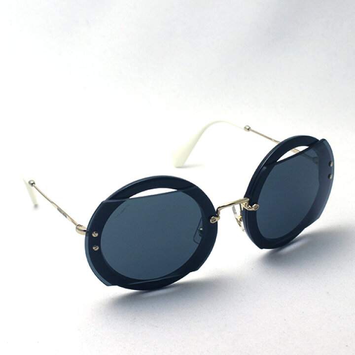 【ミュウミュウ サングラス 正規販売店】 miumiu MU06SS 1AB1A1 レディース 丸 Made In Italy ラウンド グラスマニア -Tokyo Aoyama- miumiu MU06SS 1AB1A1 レディース 丸 Made In Italy ラウンド