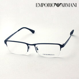 【エンポリオアルマーニ メガネ 正規販売店】 EMPORIO ARMANI EA1093D 3014 メガネ 伊達メガネ 度付き ブルーライト カット 眼鏡 メタル エンポリオ アルマーニ ハーフリム