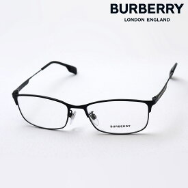 【バーバリー メガネ 正規販売店】 BURBERRY BE1357TD 1003 伊達メガネ 度付き ブルーライト カット 眼鏡 Made In Italy スクエア ブラック系